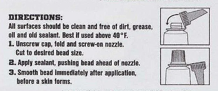 GORILLA SEALANT WHITE 2.8OZ